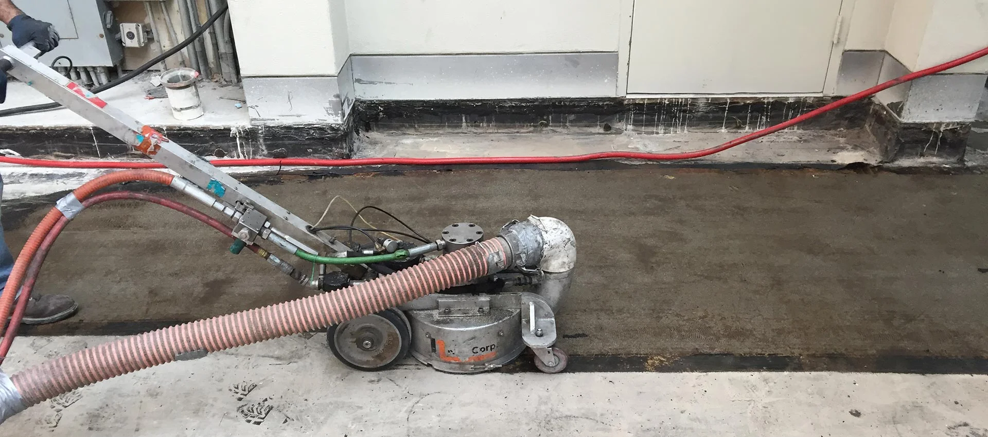 Water Blasting Mastic Removal